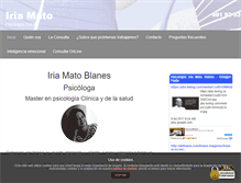 Tablet Screenshot of iriamato.com
